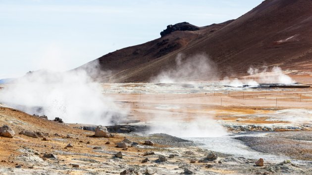 geothermal vents in Iceland